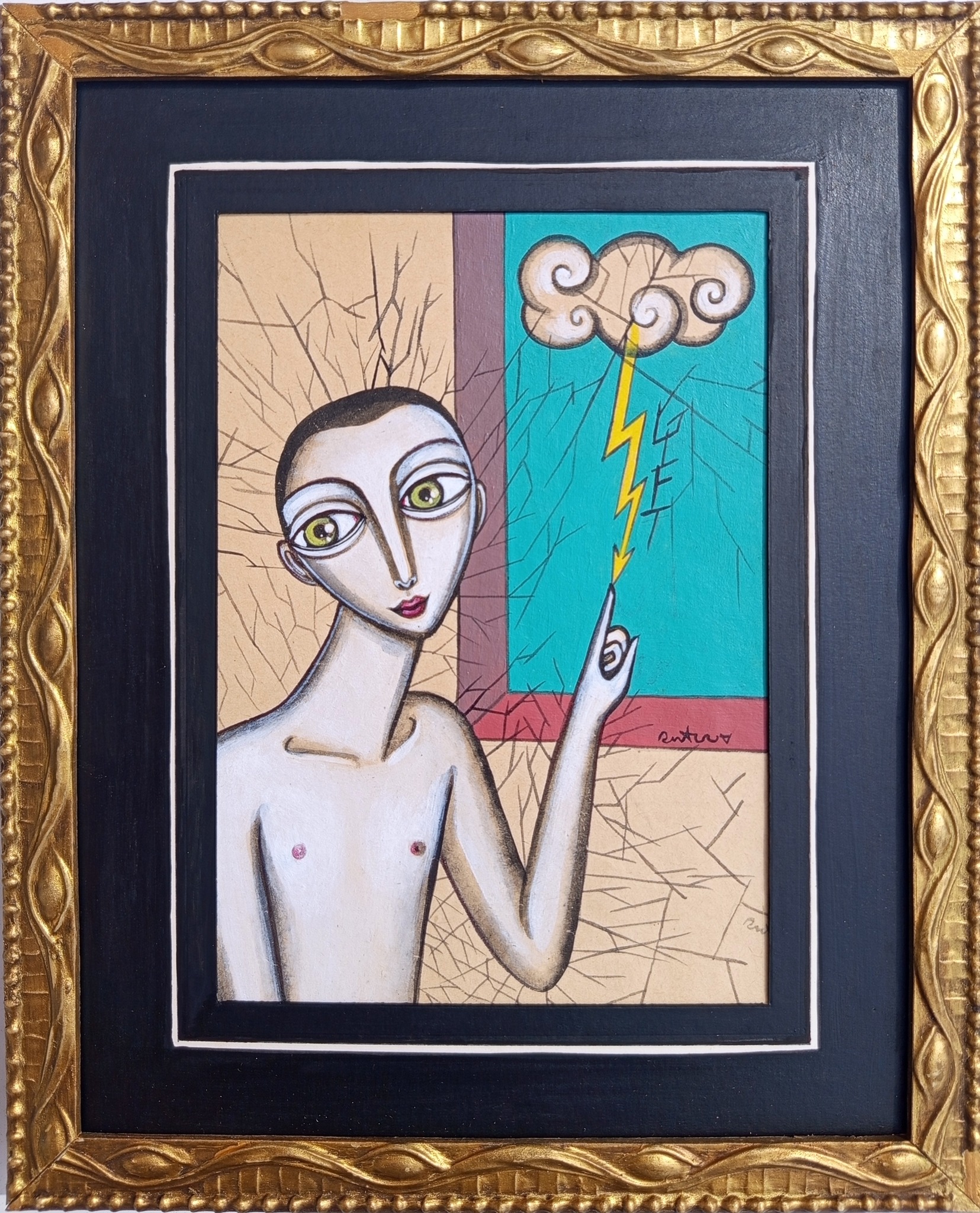 GIFT (REGALO, DON). DISPONIBLE.
Acuarela y acrílico sobre papel.
28 x 22cm
60€